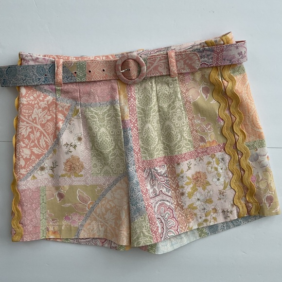 Hale Bob Pants - Hale Bob Women’s Oakley Shorts Floral Size M